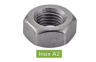 [DIN 934] TUERCAS HEXAGONALES ROSCA METRICA FINA - Acero inoxidable a2 (similar ISO 4032, NFE25-401, UNI 5588)