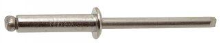 [ISO 15983] RIVETS AVEUGLES TETE PLATE - TOUT INOX - INOX A2 (SIMILAR DIN 7337)