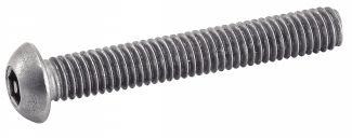 VIS TETE BOMBEE SIX PANS CREUX INVIOLABLE AVEC TETON CENTRAL - INOX A2