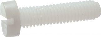 [DIN 84] TORNILLOS CABEZA CILINDRICA RANURADA - Nailon 6.6 (similar ISO 1207, NFE25-127, UNI 6107)