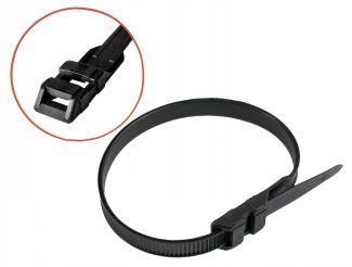 NYLON 6.6 BLACK TIE DUPLA CABEÇA - NYLON 6.6