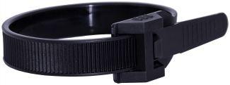 [PLBS1 9X180] LIEN NYLON 6.6 NOIR TETE SIMPLE - NYLON 6.6
