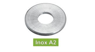 RONDELLE PIATTE MEDIE, TIPO M, TORNITE - ACCIAIO INOX A2