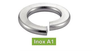[DIN 127 B] RONDELLE ELASTICHE -GROWER- - ACCIAIO INOX A1 (NFE25-515, UNI 1751B)