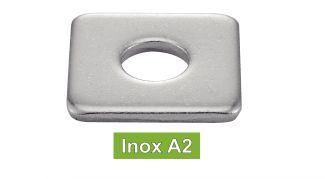 [DIN 436] SQUARE WASHERS FOR WOOD CONSTRUCTIONS - Stainless steel a2 (UNI 6596)