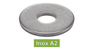 [DIN 440 R] RONDELLE PER COSTRUZIONI IN LEGNO FORMA R - ACCIAIO INOSSIDABILE A2 (simile ISO 7094)