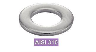 [DIN 125 A] ARANDELAS PLANAS ESTAMPADAS - Acero inoxidable aisi 310 (similar ISO 7089, UNI 6592)