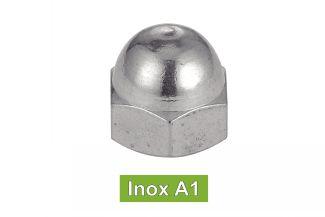 ECROUS BORGNES DECOLLETES - INOX A1