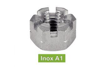 [DIN 935] CASTLE NUTS - Stainless steel a1 (similar ISO 7035, NFE27-414)
