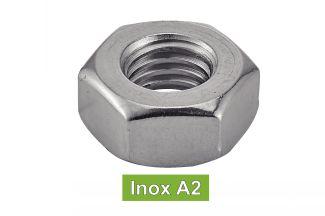 [DIN 934] PORCAS SEXTAVADAS ROSCA ESQUERDA - AÇO INOXIDÁVEL A2 (similar ISO 4032, NFE25-401, UNI 5588)