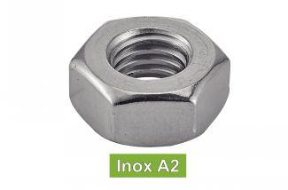 [DIN 934] TUERCAS HEXAGONALES LUBRIFICADAS - Acero inoxidable a2 (similar ISO 4032, NFE25-401, UNI 5588)