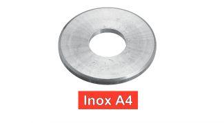RONDELLE PIATTE MEDIE, TIPO M, TORNITE - ACCIAIO INOX A4-L