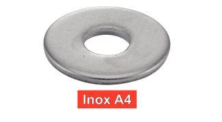 [DIN 9021] RONDELLE PIATTE LARGHE - ACCIAIO INOX A4