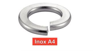 [DIN 127 B] RONDELLES ELASTIQUES -GROWER- - INOX A4 (NFE25-515, UNI 1751B)