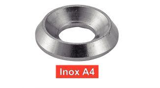 MACHINED CUP WASHERS - Stainless steel a4