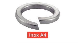 [DIN 7980] ARANDELAS HELICOIDAL DE PRESION CON SECCION CUADRADA - Acero inoxidable a4 (NFE25-515, UNI 4464A)