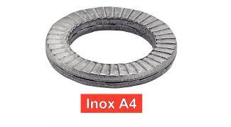 ARANDELAS DE SEGURIDAD TIPO ANCHO - Acero inoxidable a4