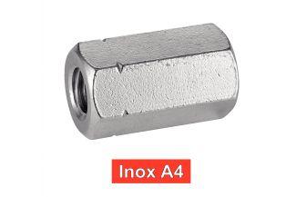 PORCAS SEXTAVADAS, M = 3XD - A4 AÇO INOXIDÁVEL