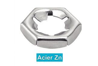 [DIN 7967] ECROUS -PAL- AUTOFREINES HEXAGONAUX - ACIER ZN (NFE27-460)