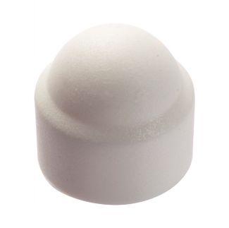 CACHES ECROUS HEXAGONAUX BLANCS - RAL 9010 - POLYETHYLENE