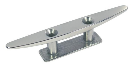  FLAT CLEAT, WITH 2 DRILLINGS - STAINLESS STEEL A4
