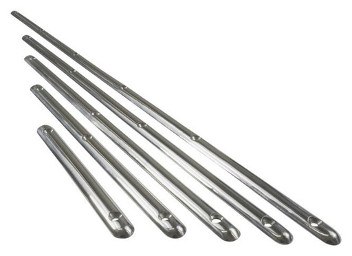 LISTON DE PROTECTION DEMI-ROND ET MASSIF - INOX A4