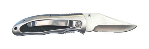 [8141530]  KLAPPMESSER MIT ALU-GRIFF - EDELSTAHL A2/ALU