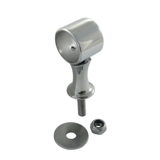 [814961425]  RACCORDO CENTRALE PER CORRIMANO CON FILETTATURA - ACCIAIO INOX A4