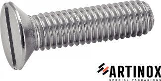 [DIN 963] VIS A METAUX TETE FRAISEE FENDUE - INOX A2 (SIMILAR ISO 2009, NFE25-123, UNI 6109)