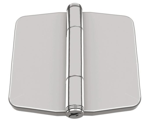 [814824478 83]  HINGE WITH SNAP-DOWN COVER - STAINLESS STEEL A4