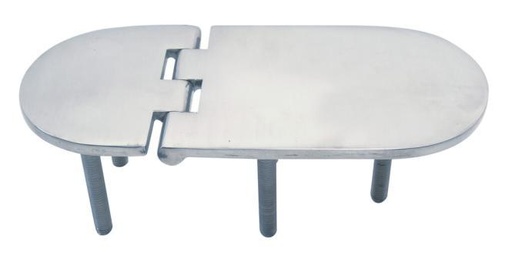 [89154146 65]  HINGE WITH THREAD - STAINLESS STEEL A4
